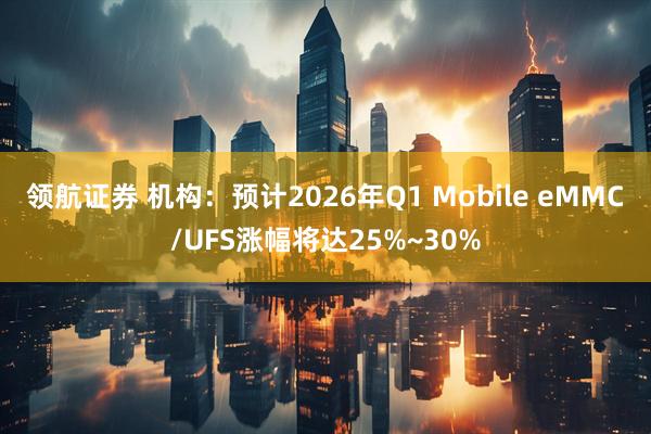 领航证券 机构：预计2026年Q1 Mobile eMMC/UFS涨幅将达25%~30%